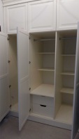 Szafa wnękowa biała