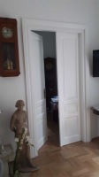 Drzwi podwójne białe.