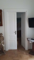 Drzwi podwójne białe.