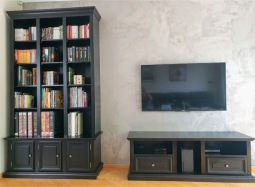 Biblioteczka "BLACK WOOD"