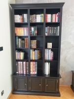 Biblioteczka "BLACK WOOD"